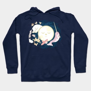 Winter's Night Moon Hoodie